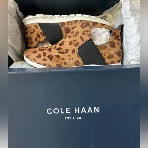 Cole Haan Zerogrand Leopard Print Slip On - Picture 2 of 9